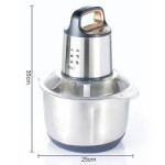 Hachoir électrique Raf R.7727 500W_en acier inoxydable