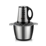 Hachoir Électrique RAF R.7032 3L – Noir et INOX