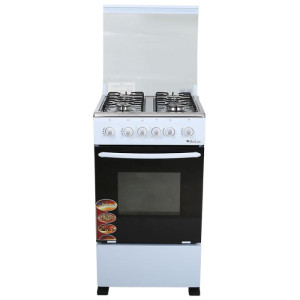 Cuisinière BIOLUX M5005B 4 Feux 50cm - Blanc