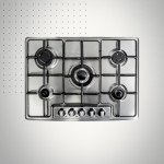 Plaque De Cuisson Biolux 7550X 5 Feux 80Cm - Inox