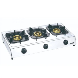 Réchaud à Gaz BIOLUX M-7040X 3 Feux - Inox