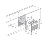 Four Encastrable FOCUS F521B 60cm - Noir