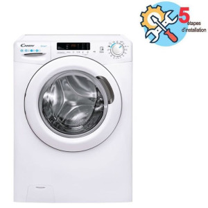 Lave Linge Frontal CANDY CS1282DW4-S 8 Kg - Blanc