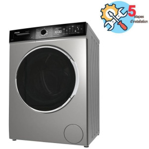 Lave linge Frontal Inverter NEWSTAR MFA1012CT3DS 10kg - Silver