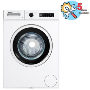 Lave linge Frontal NEWSTAR MFA-0508CT0W 5kg - Blanc