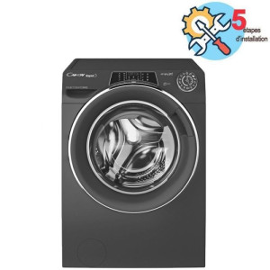 Lave-linge Séchant Inverter CANDY RWD4128RC 12kg - Silver