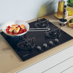 Plaque de Cuisson Encastrable CANDY CSG6B-4U2 4 Feux 60m - Noir