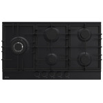 Plaque de Cuisson Encastrable FOCUS F4789B 5 Feux 90cm - Noir