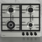 Plaque de Cuisson Encastrable FOCUS F8004XS 4 feux 60cm - Inox