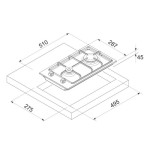 Plaque de Cuisson Encastrable FOCUS F812X 2 Feux 30 cm - Inox