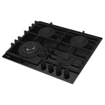 Plaque de Cuisson Encastrable FOCUS F405B 4 Feux 60 cm - Noir