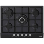 Plaque de Cuisson FOCUS F478B 5 Feux 70 cm - Noir