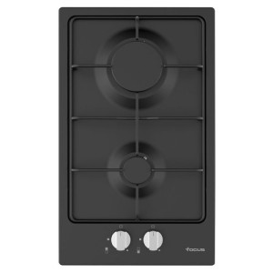 Plaque de Cuisson Encastrable FOCUS F813B 2 Feux 30cm - Noir
