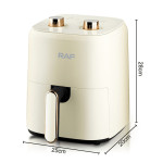 Air Fryer Raf R.5237W 1300W 3L Blanc
