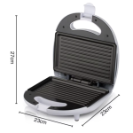 Machine à sandwich RAF  – 850 W blanc (R.204 )
