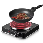 Plaque De Cuisson Électrique Raf R.8010AB 1000W Noir