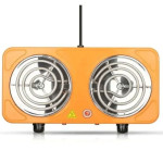 Plaque Électrique RAF R-8011B 2 Feux - Orange