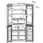 Réfrigérateur Side By Side FOCUS SMART6300 620L NoFrost - Inox